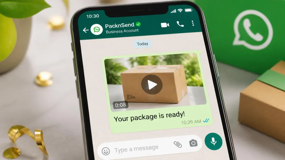 WhatsApp Packaging Video Experience