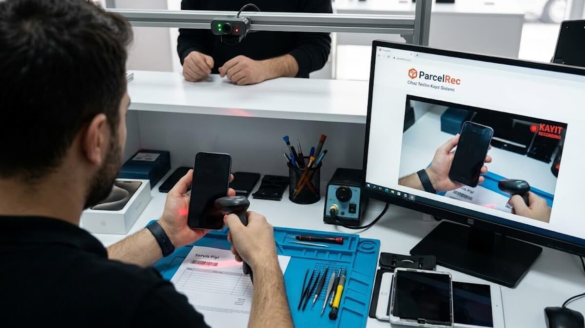 Teknik Servis Cihaz Teslim Video Kayıt Programı
